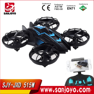 Newest Drone JXD 515W INVADERS UFO WIFI FPV RC Drone RTF 2.4GHz Drone With 0.3MP Camera Set High Mode Headless Mode SJY-515W